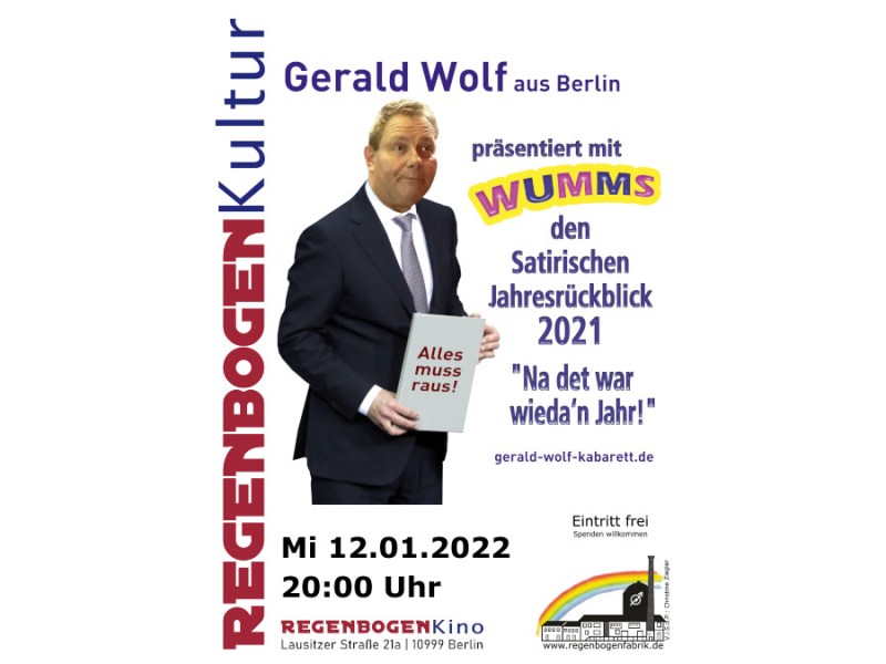 Satirischer Jahresrückblick von Gerald&nbsp;Wolf