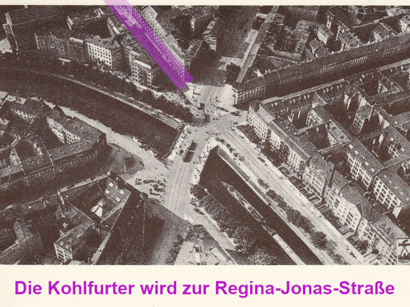 In unserer Nachbarschaft – Eine Straße für Regina&nbsp;Jonas
